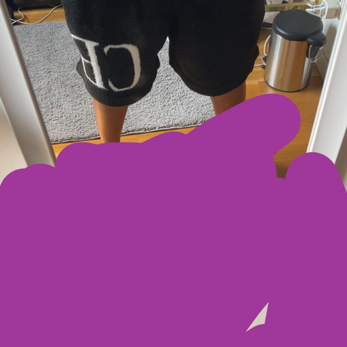 Svarta stickade shorts från Cole Buxton - 3