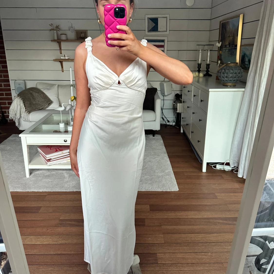 Vit långklänning från Adoore - 1