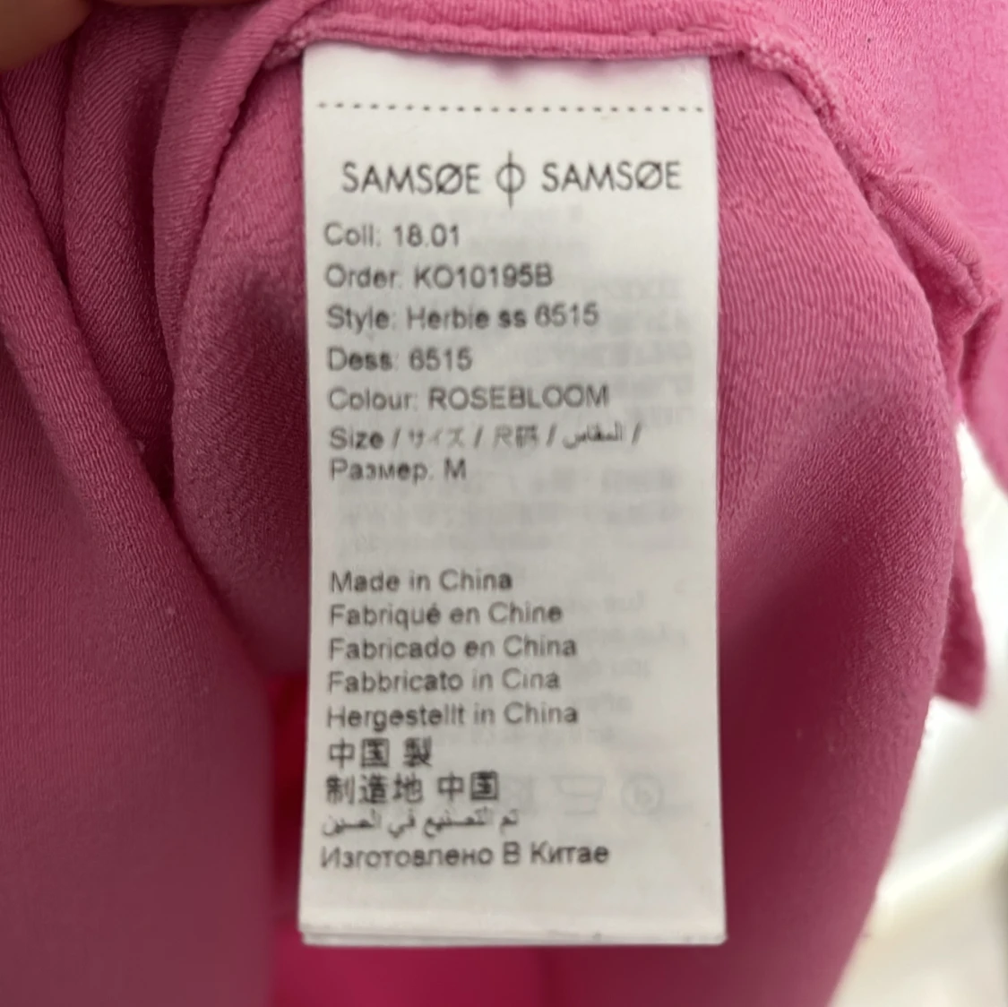 Rosa blus från Samsøe Samsøe - 3