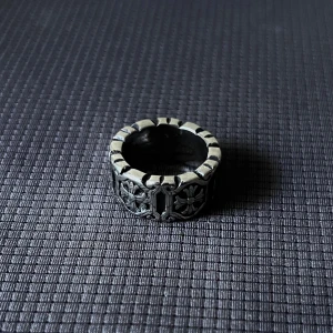 Chrome Cross Ring - Size US 7.5 (⌀ 17.7 mm / 55.5 mm).