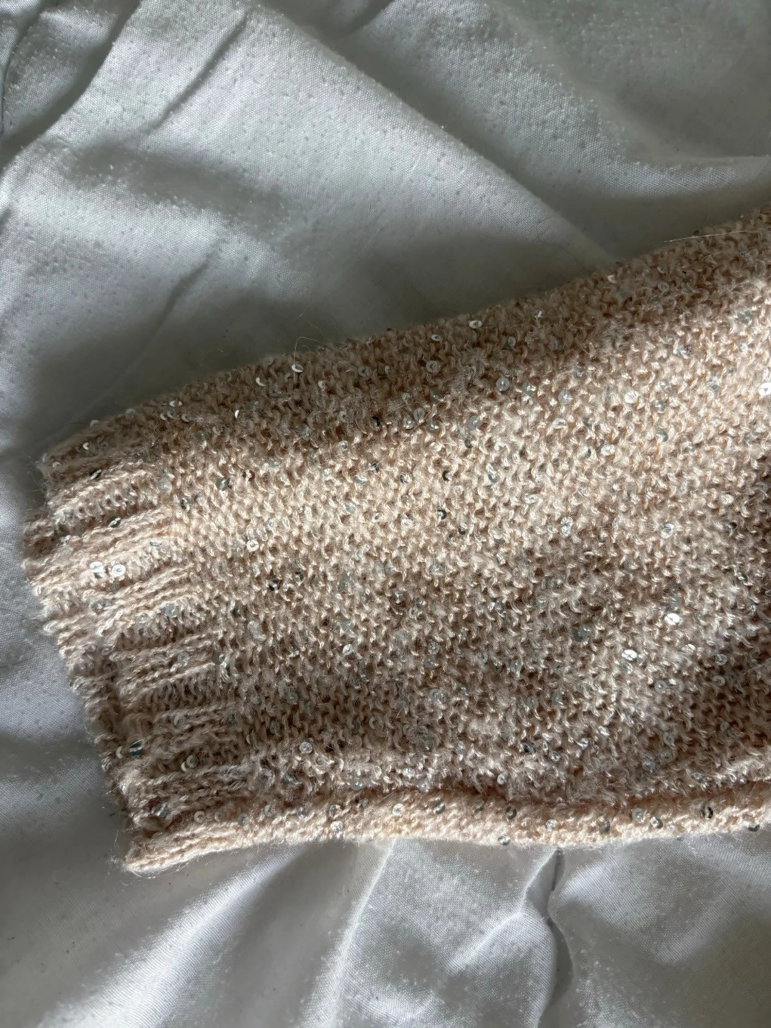 Beige stickad tröja från H&M - 3