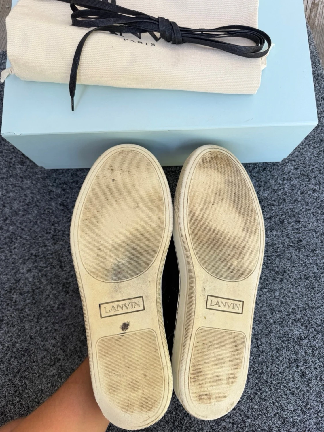 Lanvin uk10 svart - 5