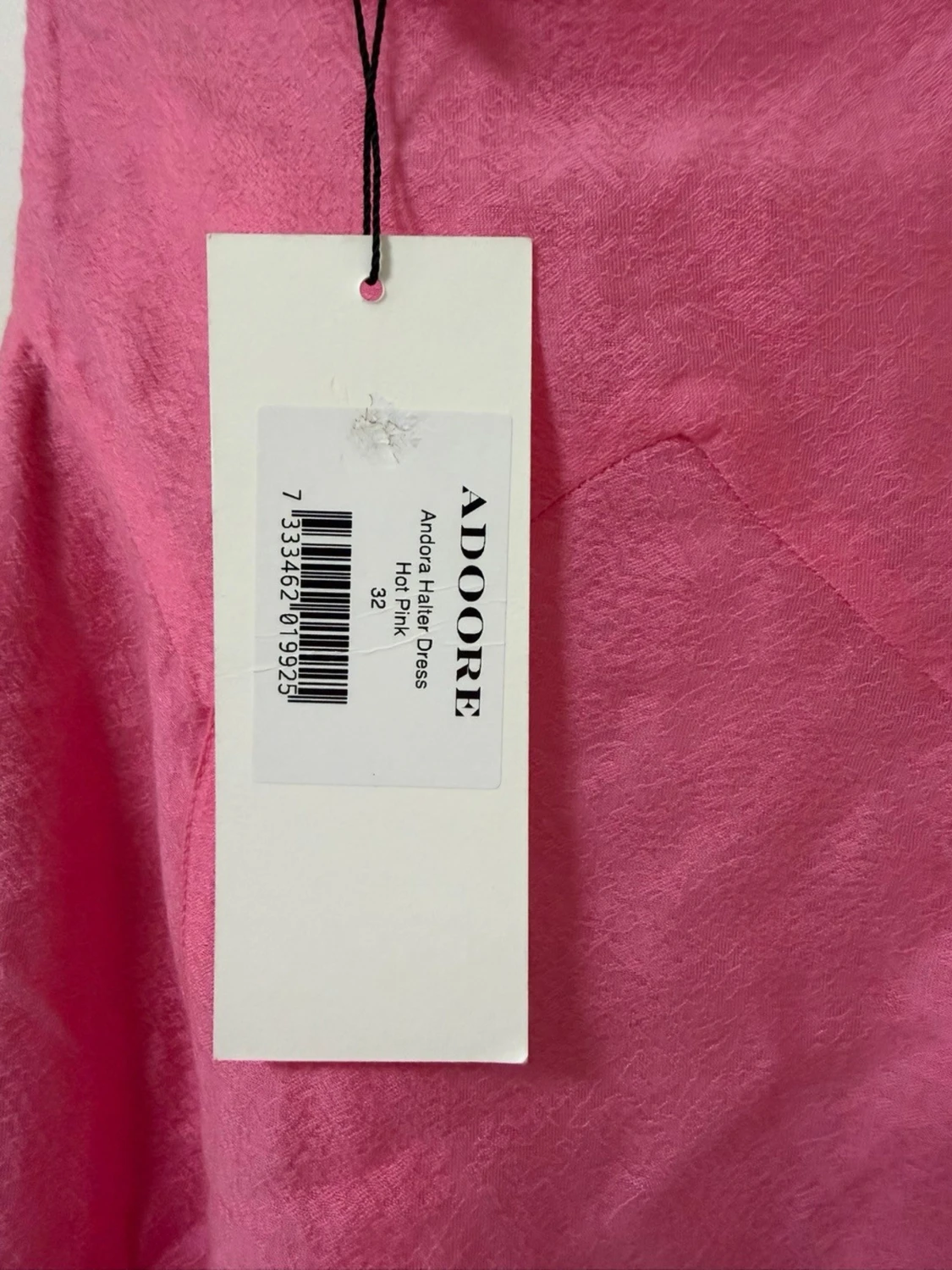 Adoore Andora Halter Dress Hot Pink Stl. 32 - 2