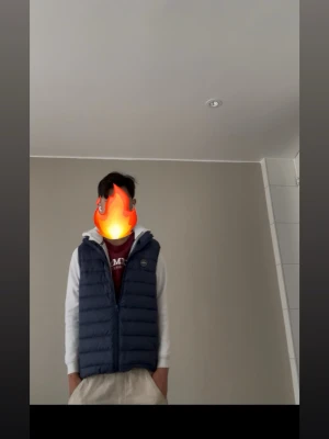 Redskins väst marineblå - En snygg marineblå väst från redskins. I helt perfekt skick och är perfekt som ett extra lager nu i sommar. Väldig snygg över en hoodie under skidsäsongen om det blir för kallt med endast en skidjacka