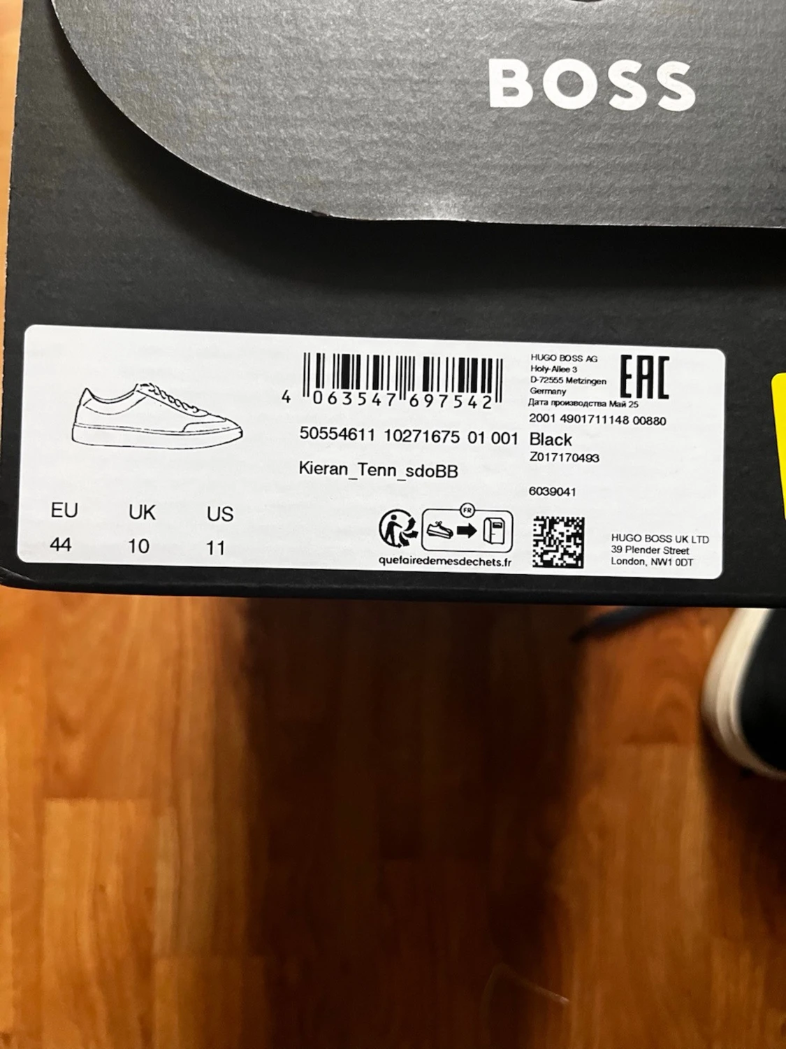 Mörkblå mockasneakers från BOSS - 4
