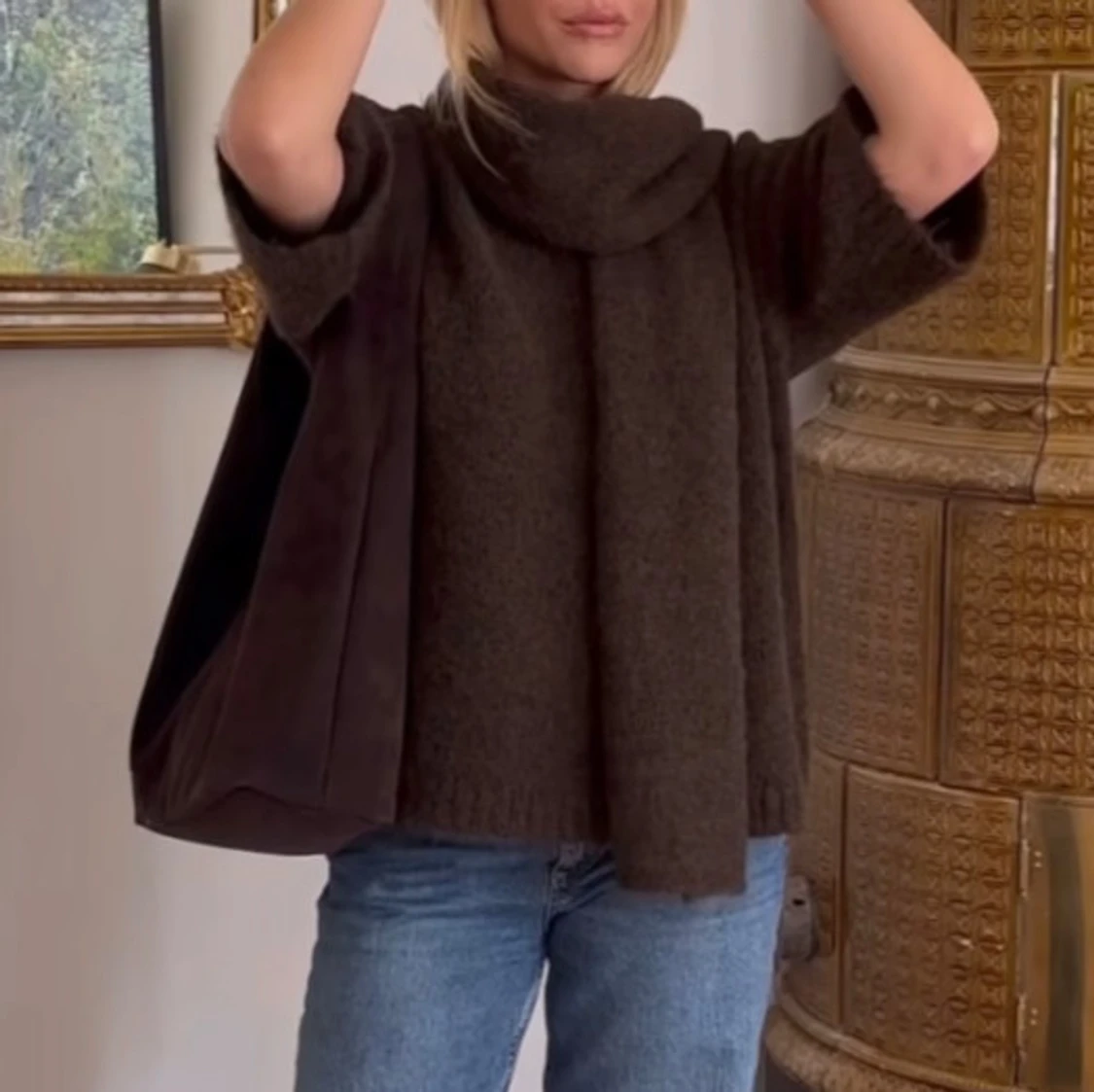 Stickad tröja 🐻 - 92