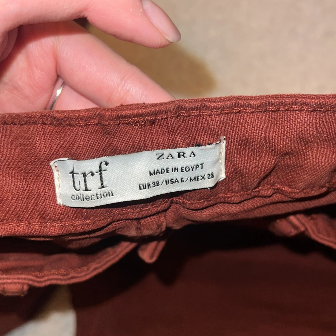 Mörkrösa bootcut jeans❤️ - 92