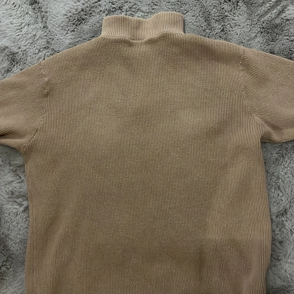 Beige ribbad tröja från Name It - 2