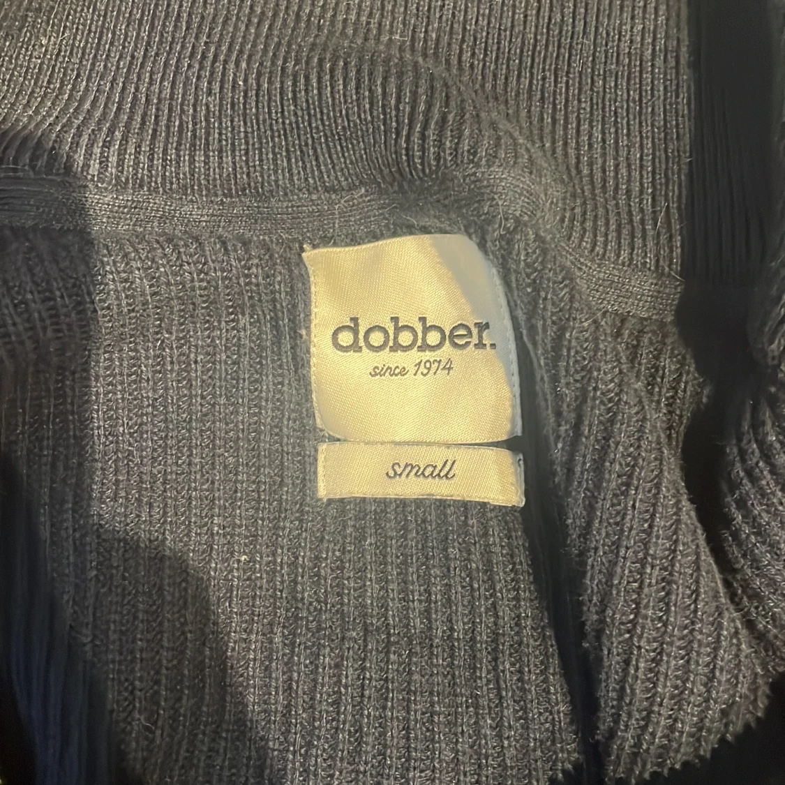 Stickad zip tröja - 90