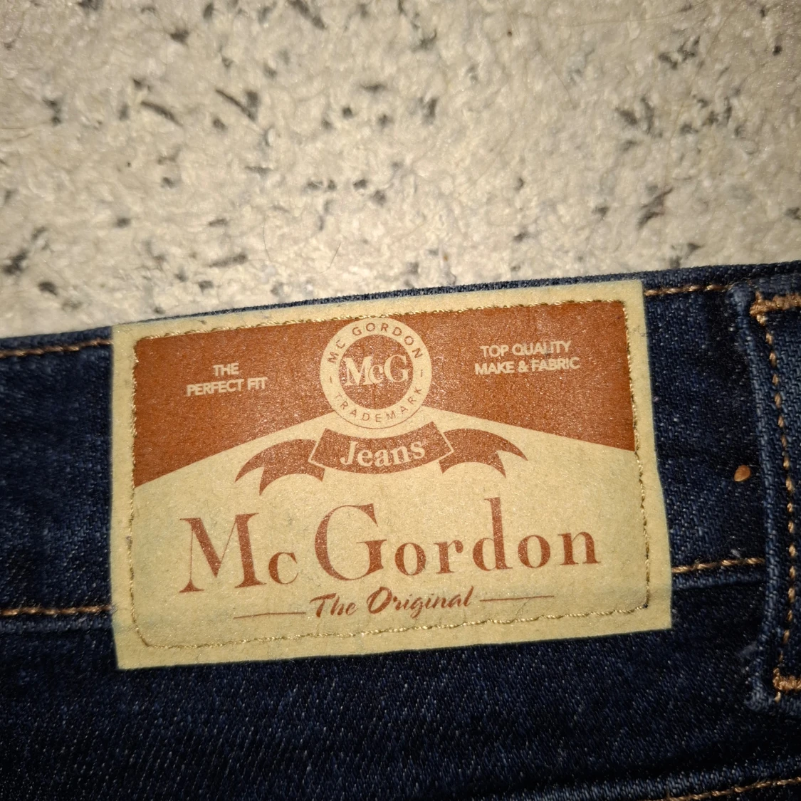 Mörkblå jeans från McGordon - 2