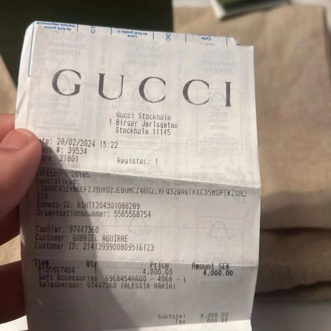 Gucci keps med monogram - 90