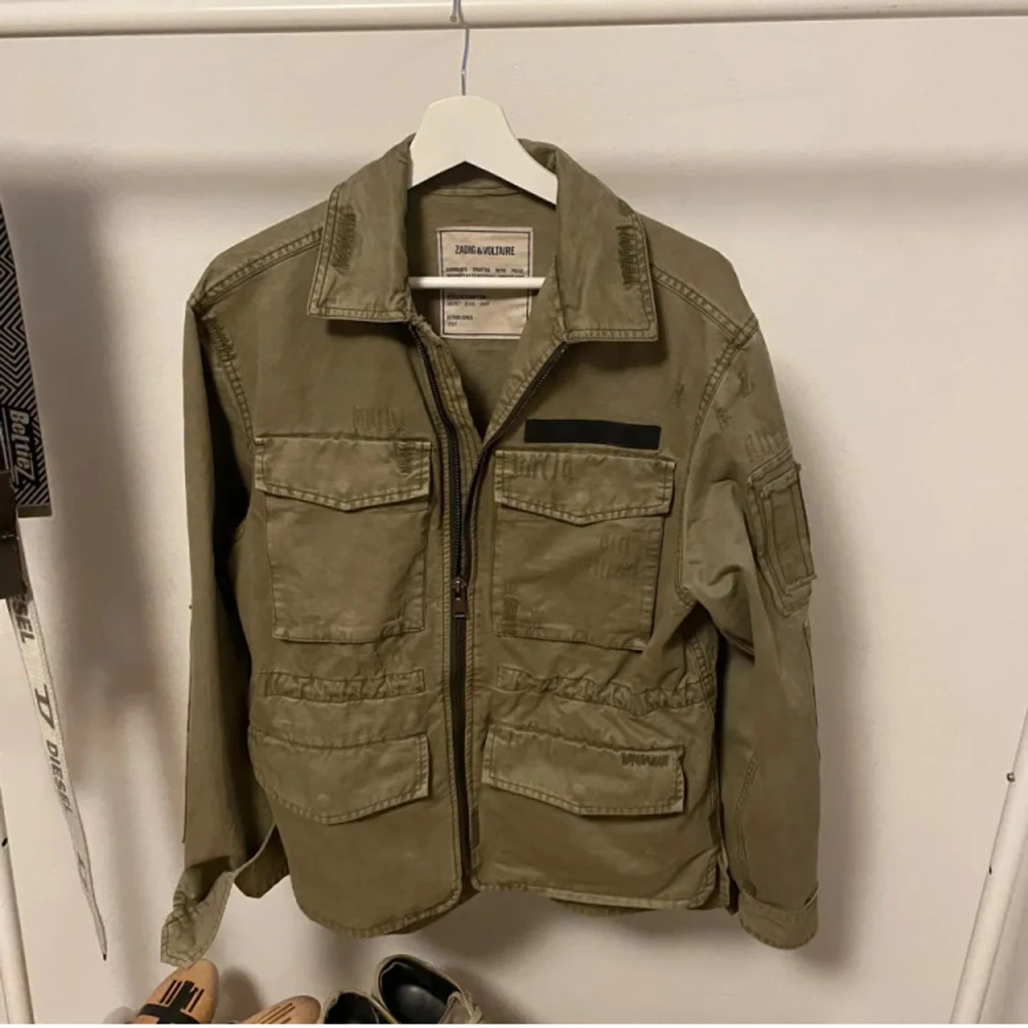 Beige jacka från Zadig & Voltaire