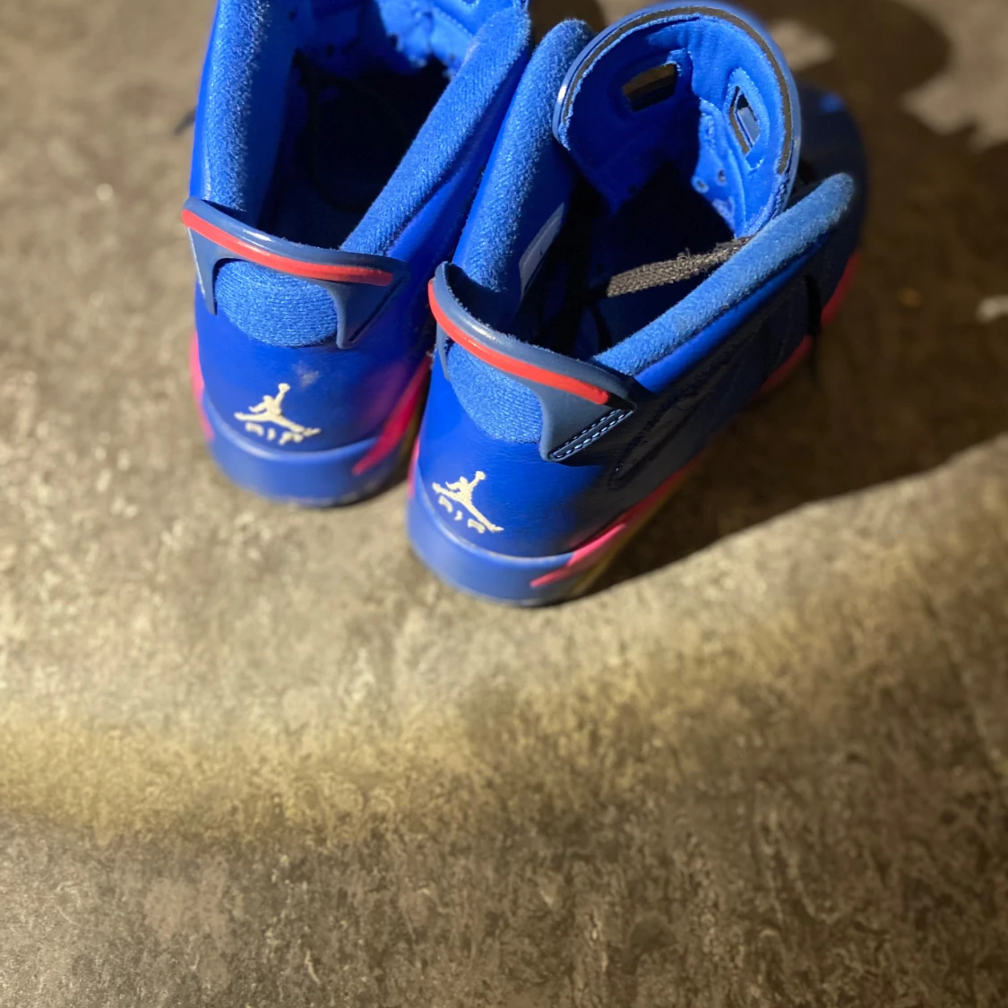 Blå Nike Air Jordans