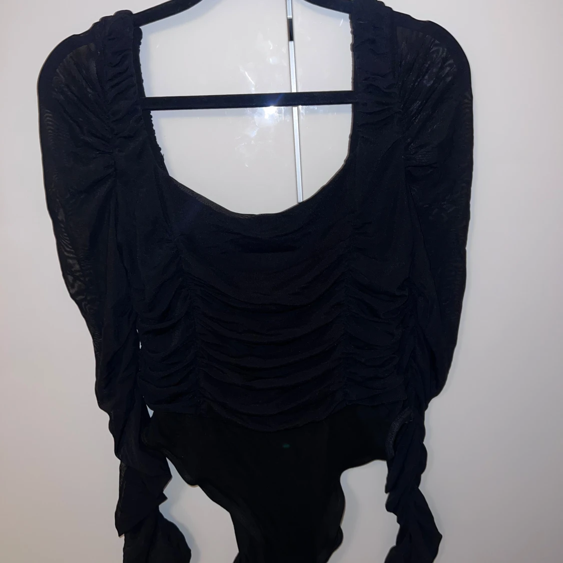 Svart långärmad topp - 92