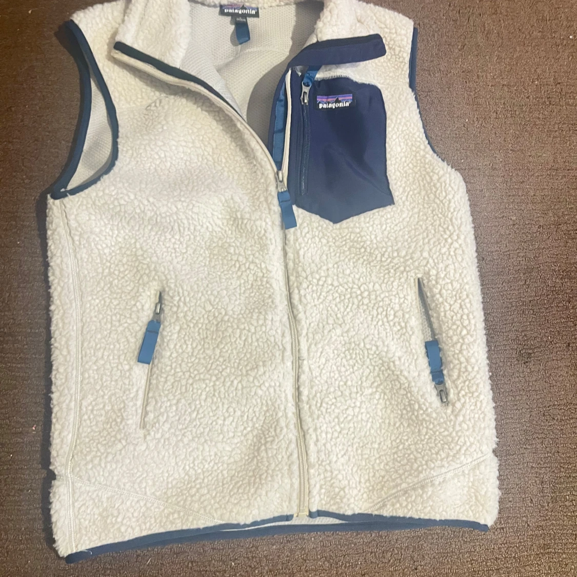 Vit fleeceväst från Patagonia