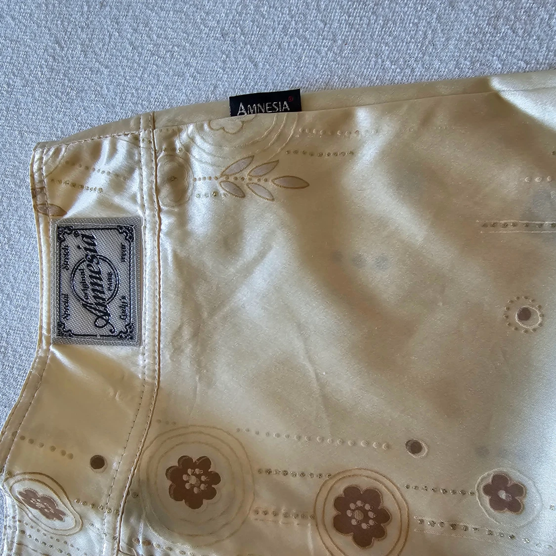 Beige byxor med blommönster från Amnesia original Paris - 92