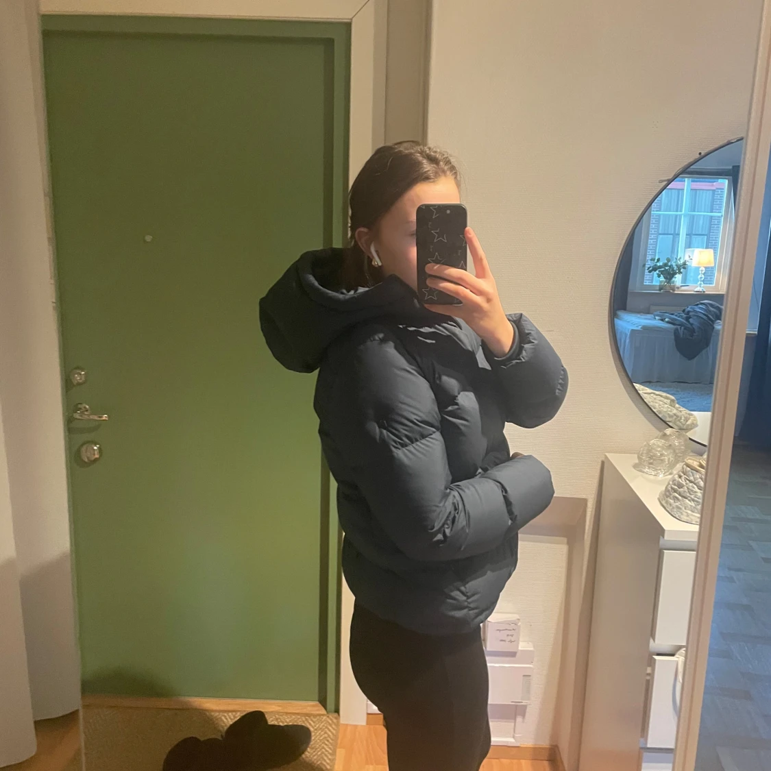 Mörkblå dunjacka från Peak Performance - 90