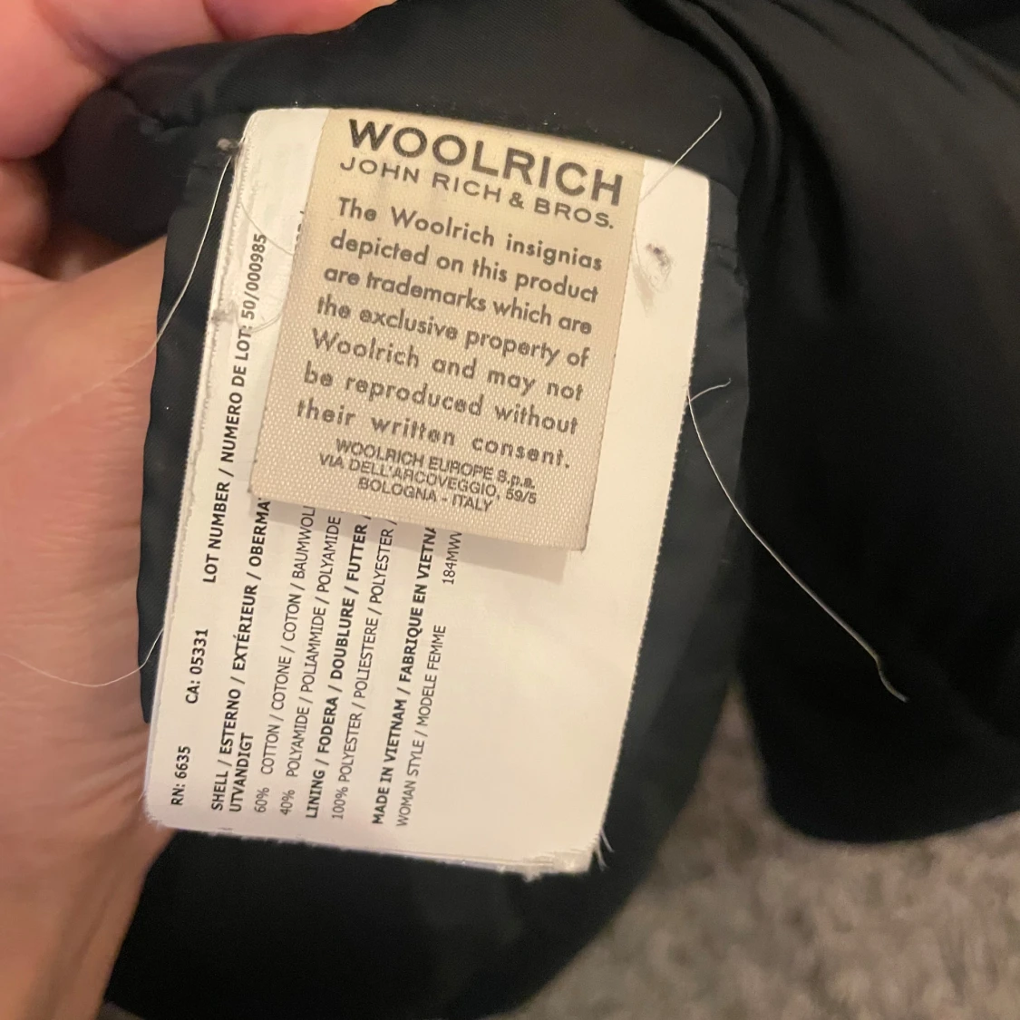 Svart parkajacka från Woolrich - 93