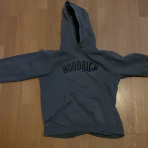Grå hoodie från Hoodrich - Säljer en grå hoodie från Hoodrich i storlek L för åldern 12-13 år. Tröjan har en stor huva och en praktisk magficka. Perfekt för en avslappnad stil.