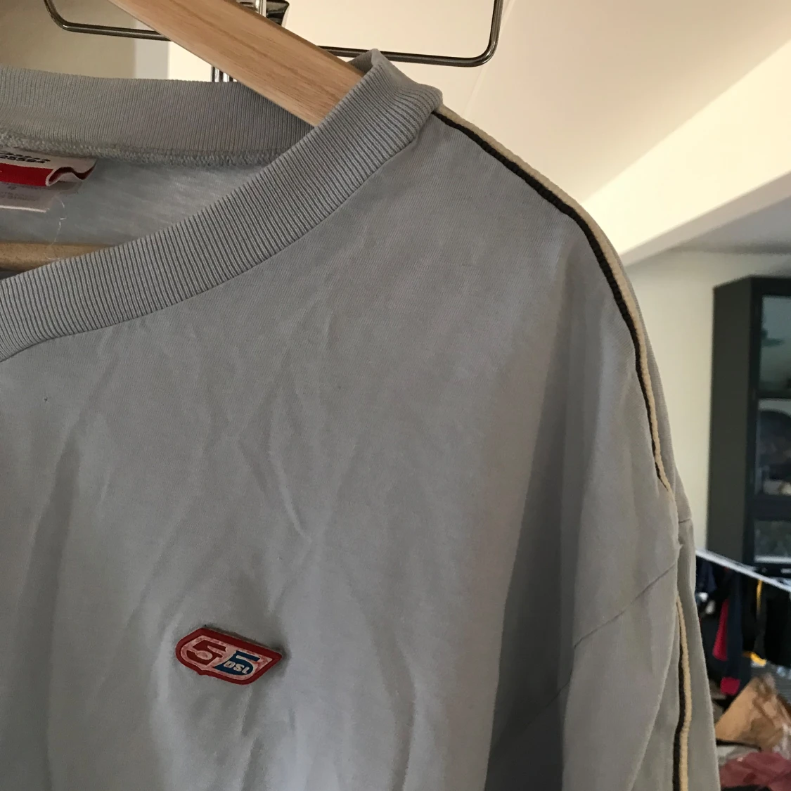 Ljusblå långärmad tröja från 5th Avenue - 90