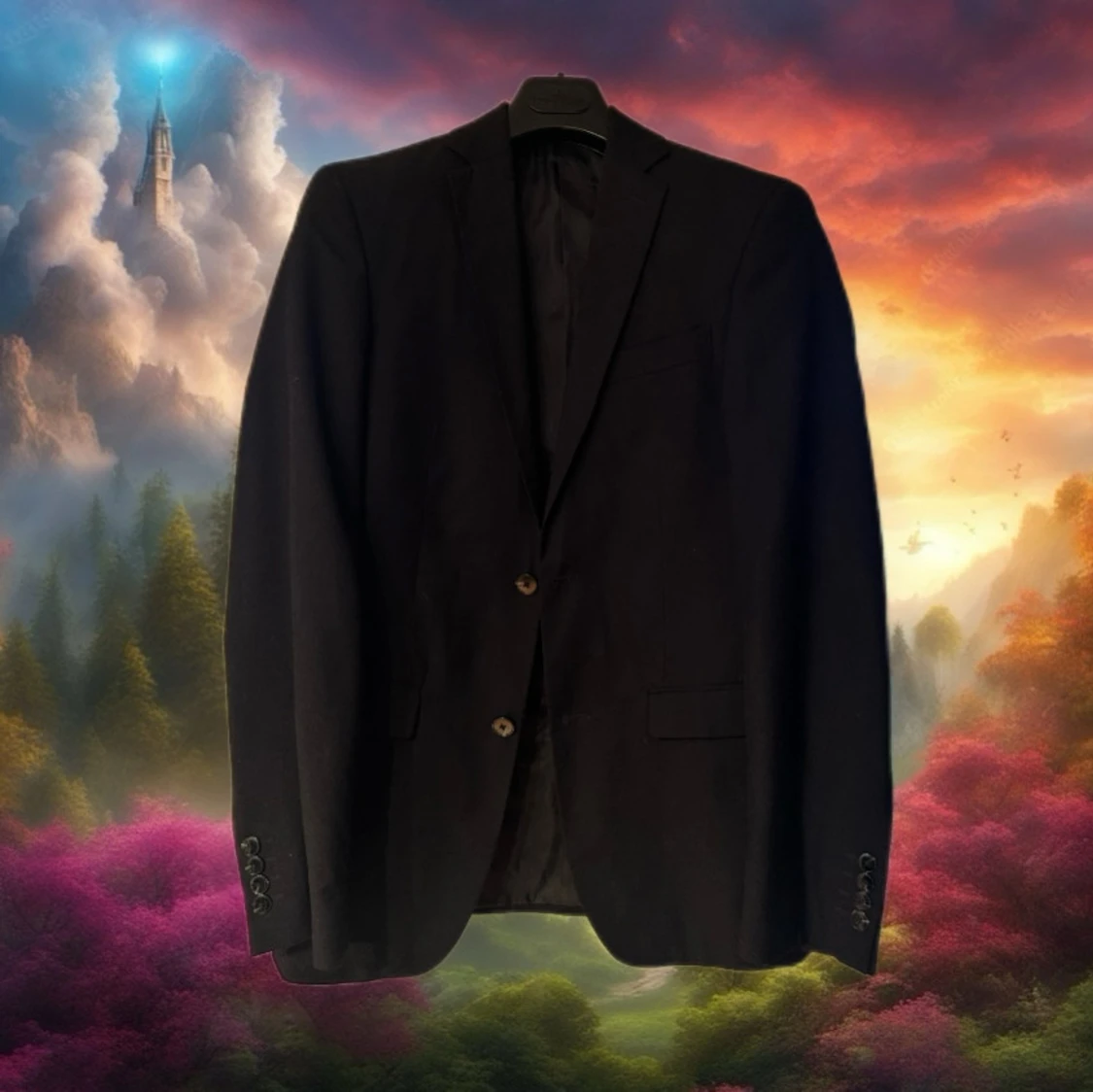 Svart kavaj från Angelo Litrico