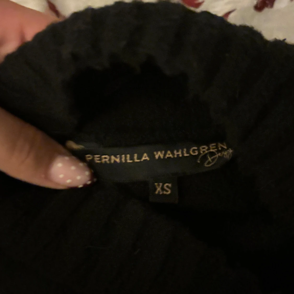 Svart polotröja från Pernilla Wahlgren - 90