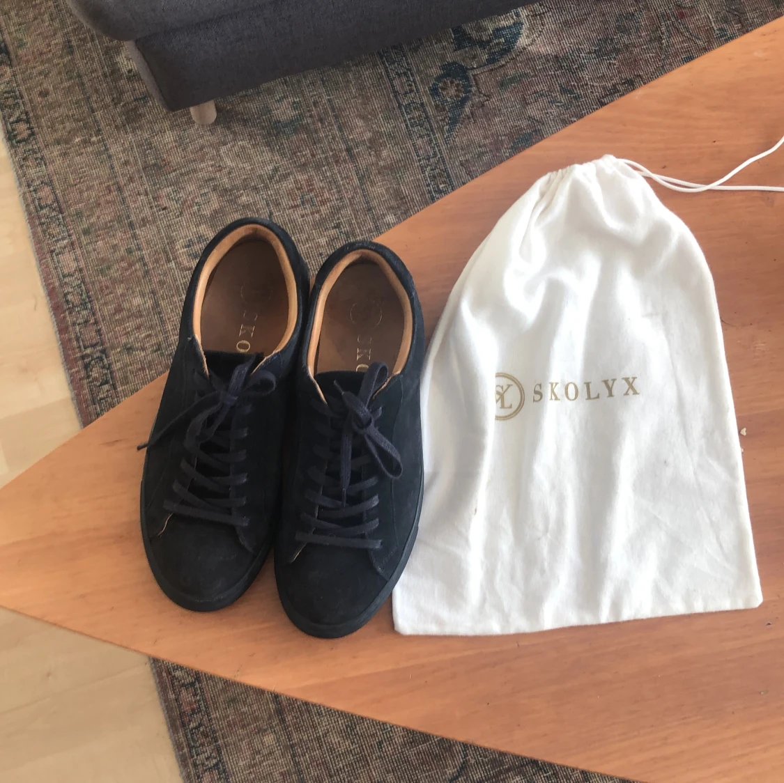 Mörkblå mocha skor från skolyx - 92