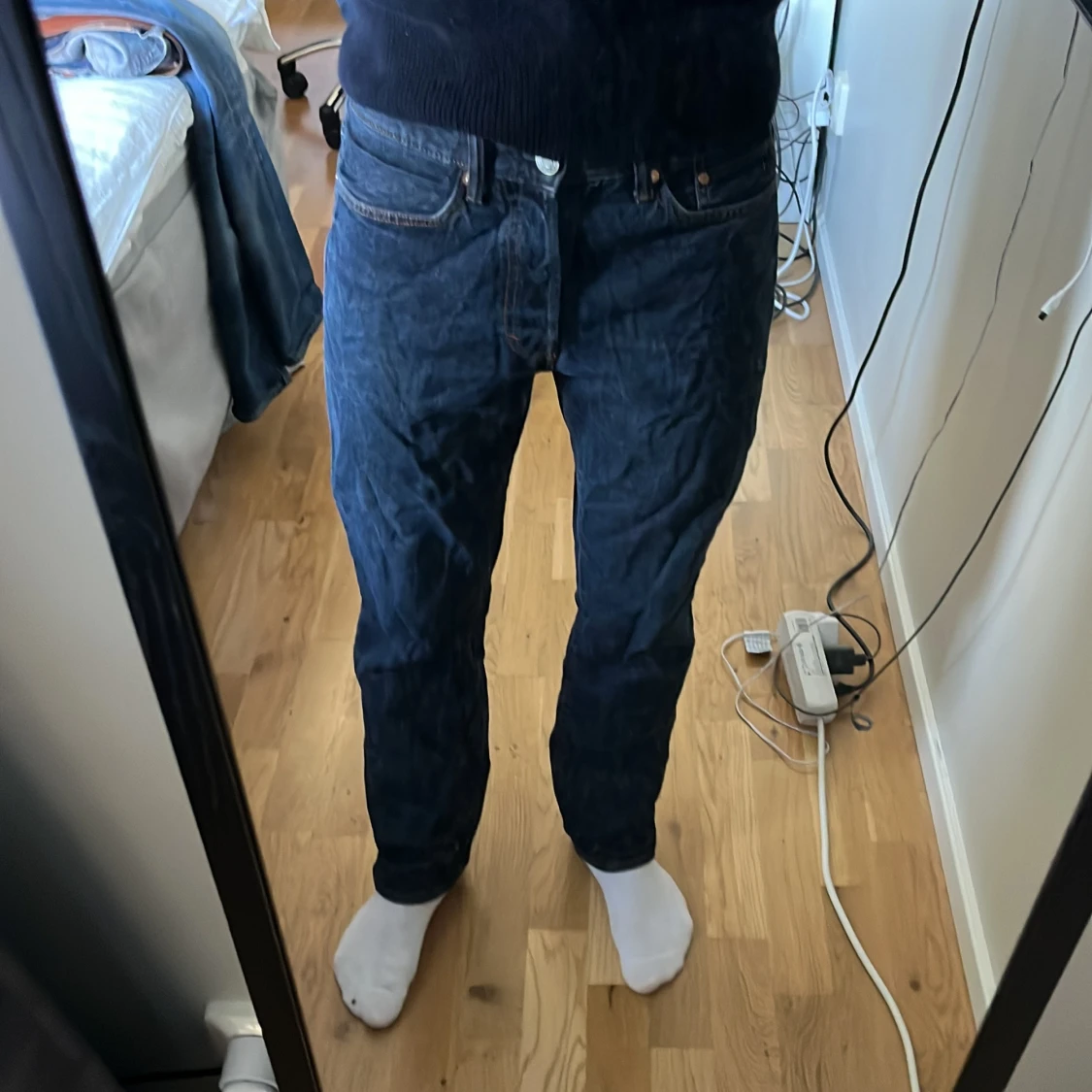 Straight jeans från hm  - 90