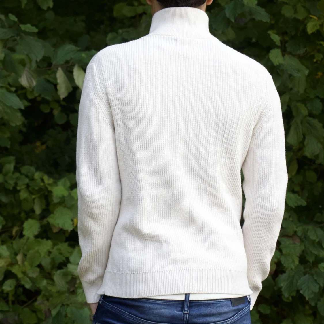 Vit stickad tröja från East West - 91