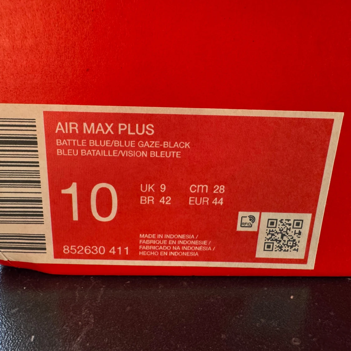 Nike Air Max Plus i blå och svart - 91