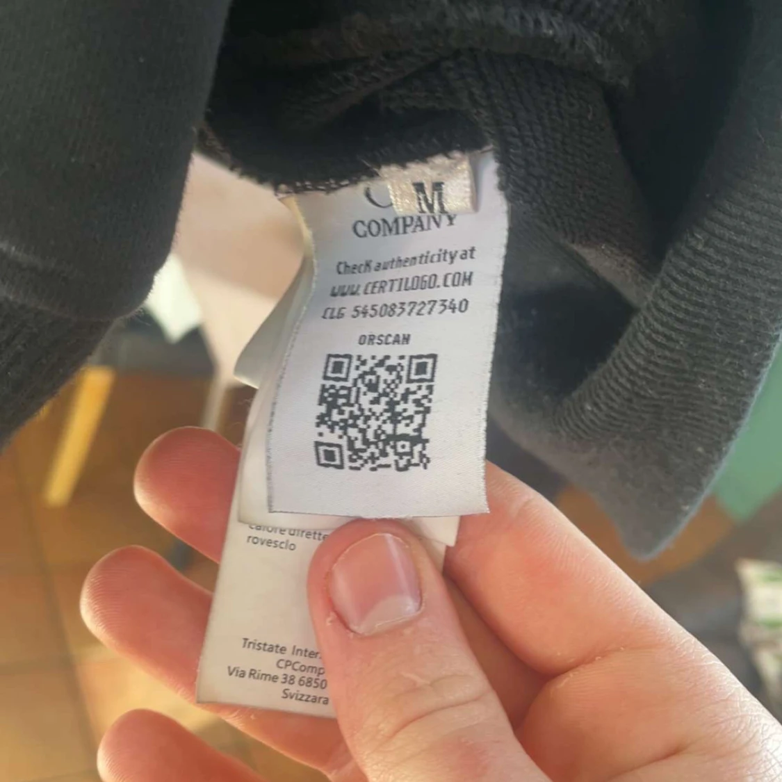 Svart kofta från C.P. Company - 2