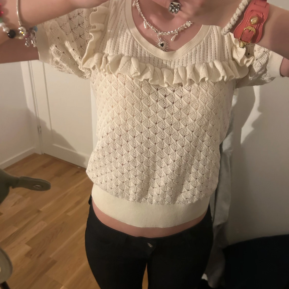 Beige stickad topp från & Other Stories - 91