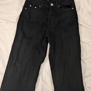 Svarta jeans från Perfect Jeans - Snygga svarta jeans från Perfect Jeans i storlek 34. Klassisk design med fem fickor och knappgylf. Perfekta för en stilren look.