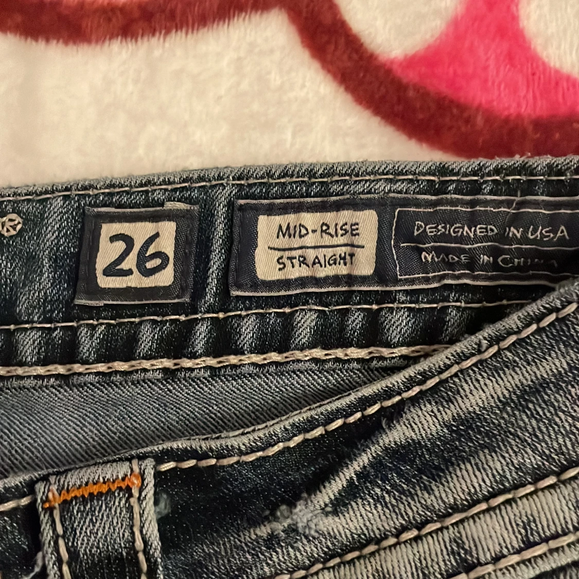 Blå miss me jeans - 91