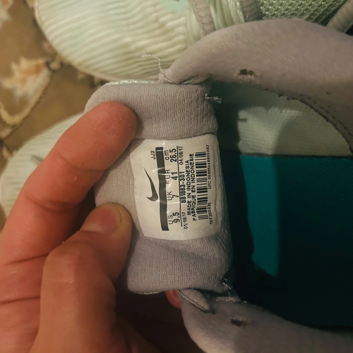 Nike Flex Run 2016 i mintgrön och turkos - 91