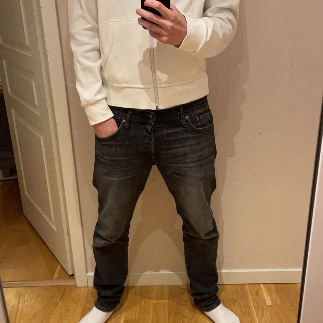 Vit hoodie från Ralph Lauren - 90