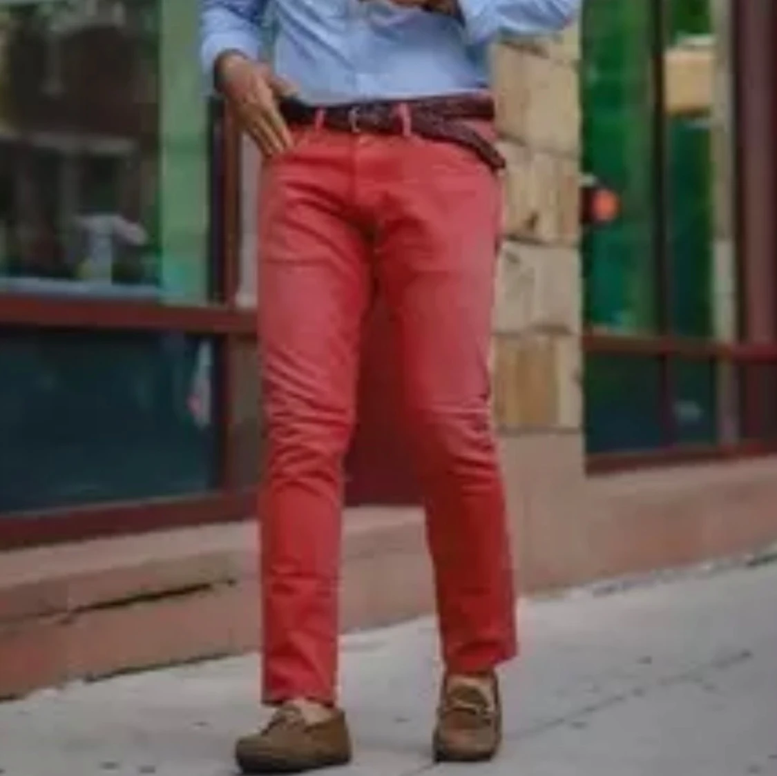 Röda jeans från Naked & Famous - 4