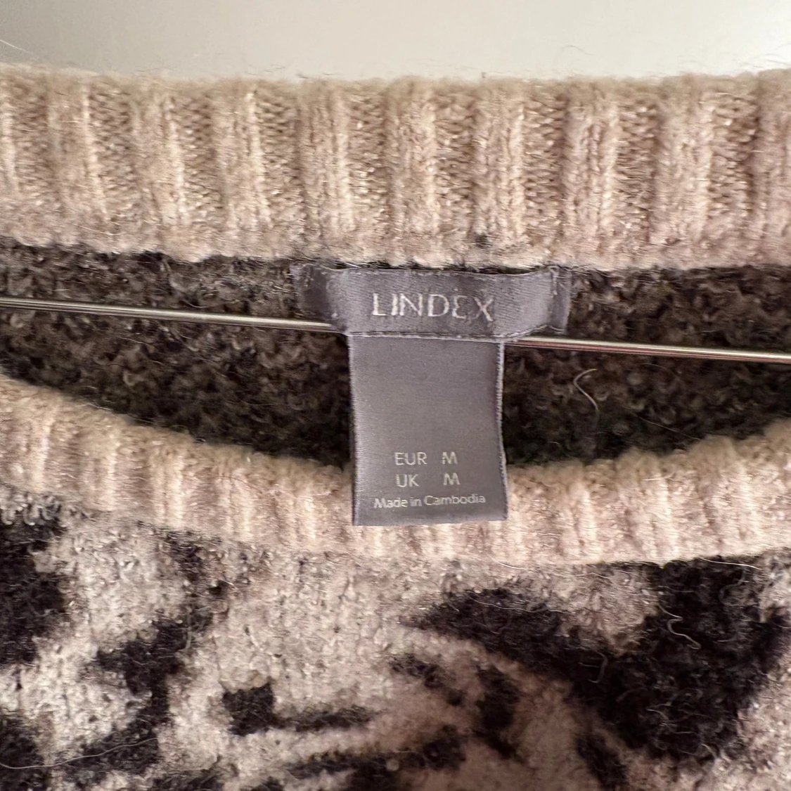  leopardmönstrad tröja - 90