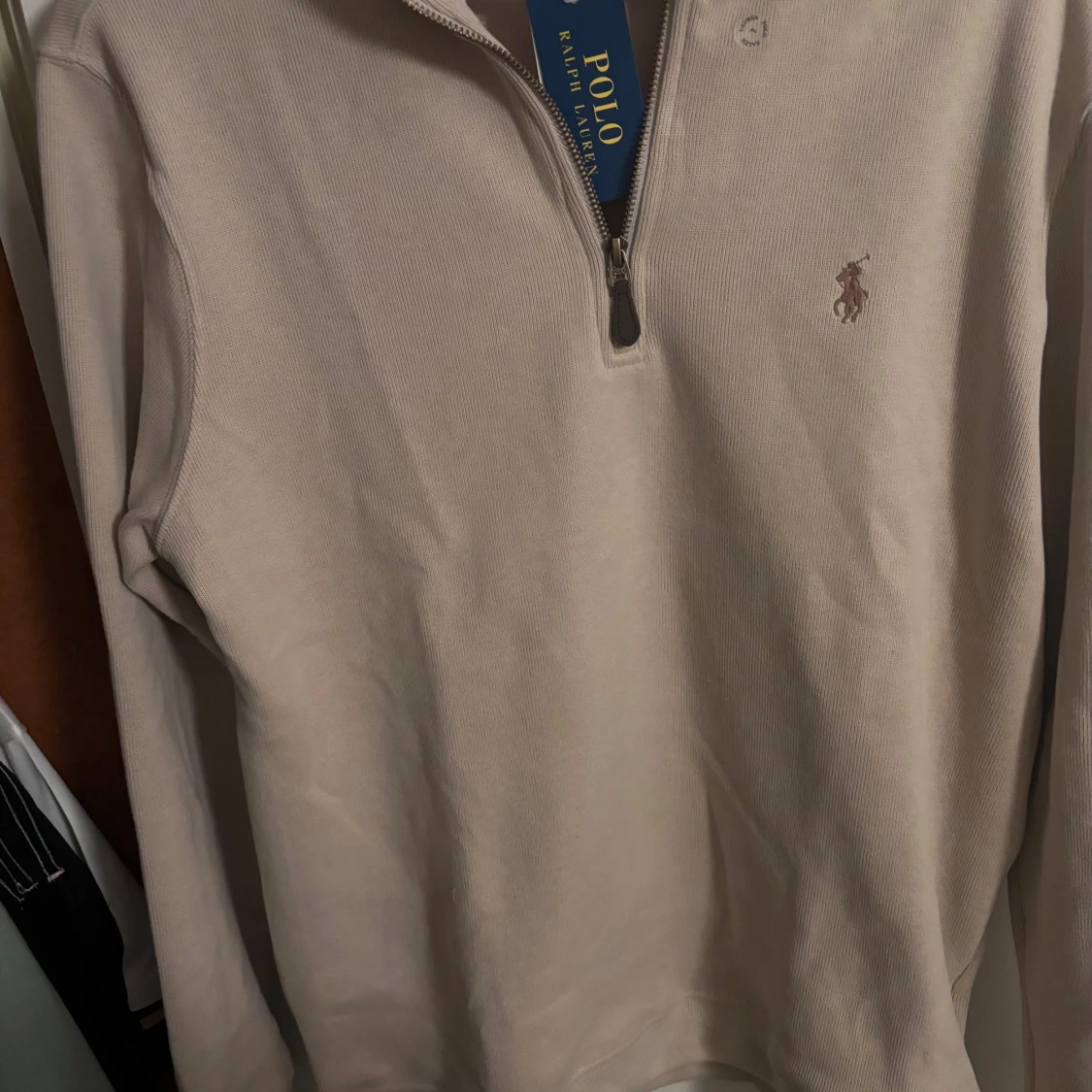 Beige tröja med dragkedja från Polo Ralph Lauren