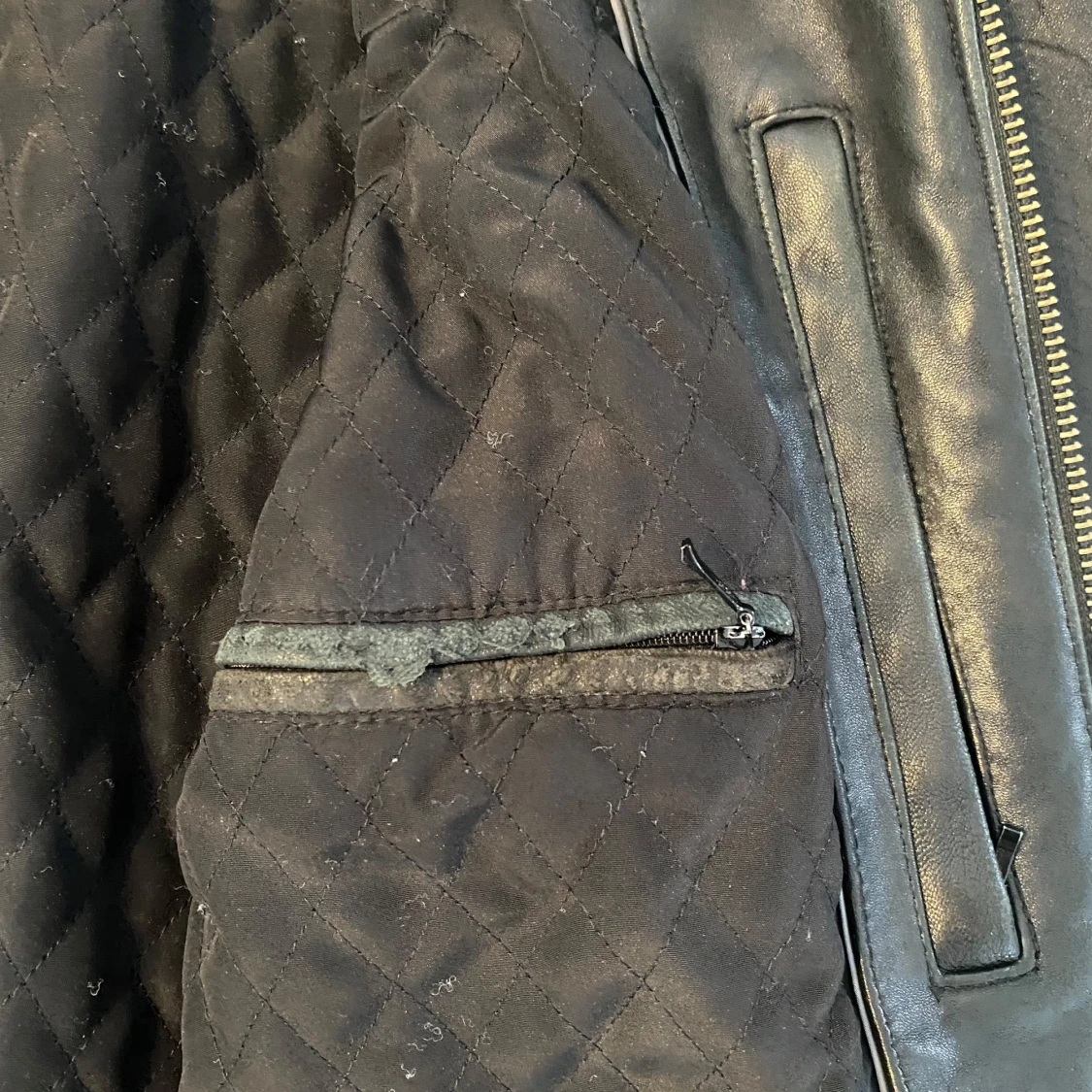 Vintage skinnjacka - 92