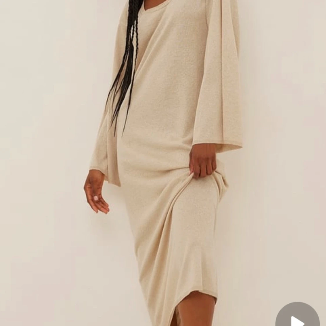 Stickad klänning - 91