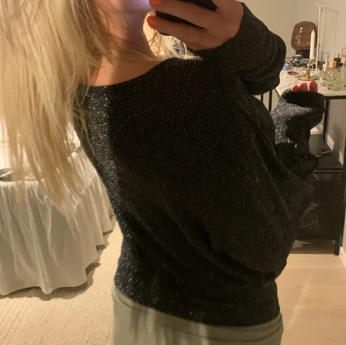 Nyårs Glitter top - 90