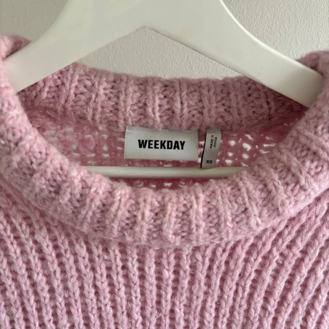 Grovstickad tröja - 90