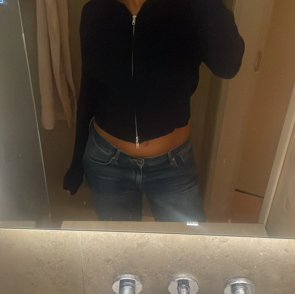 Stickad tight zip-up!