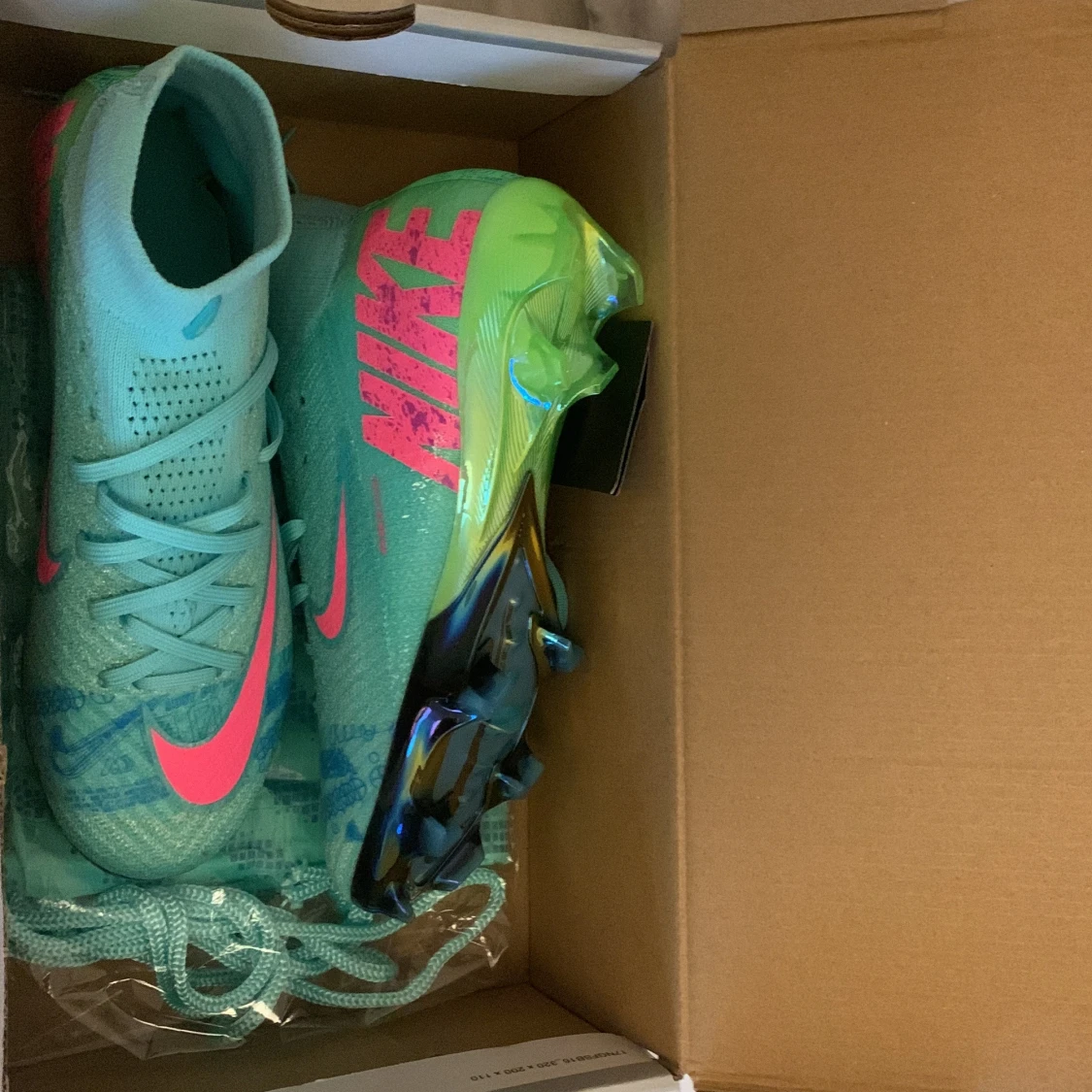 Helt nya/oanvända Nike air Zoom mercurial superfly 10 Elite turkos  - 4