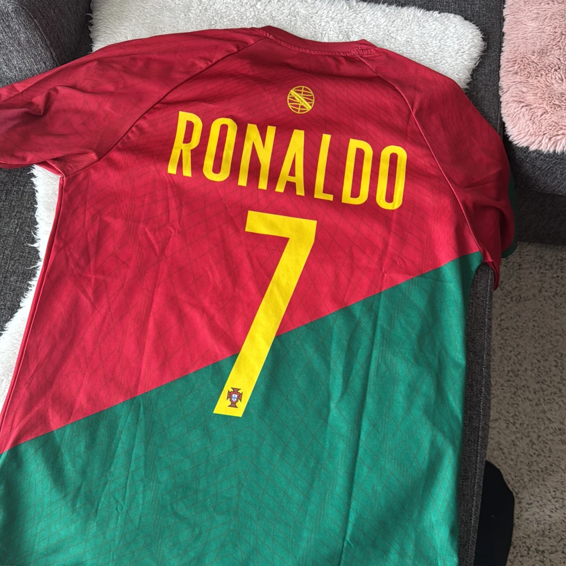 Röd/grön Portugal fotbollströja - 1