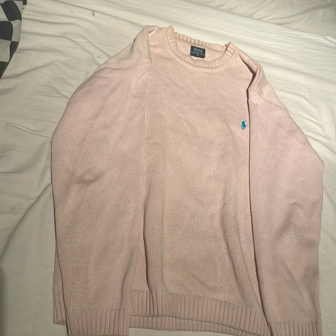 Ljusrosa stickad tröja från Ralph Lauren - 1