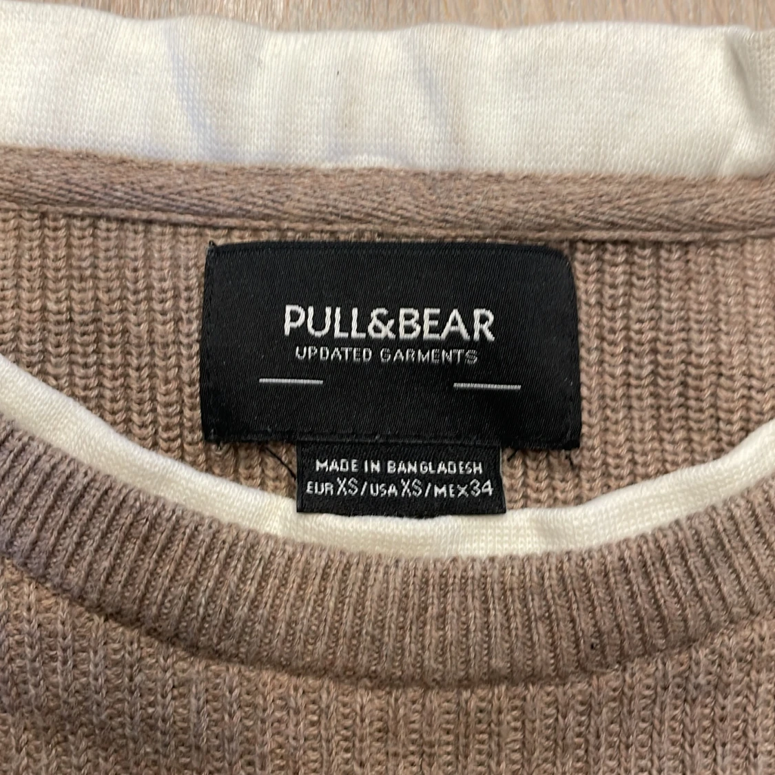 Beige stickad tröja från Pull&Bear - 91