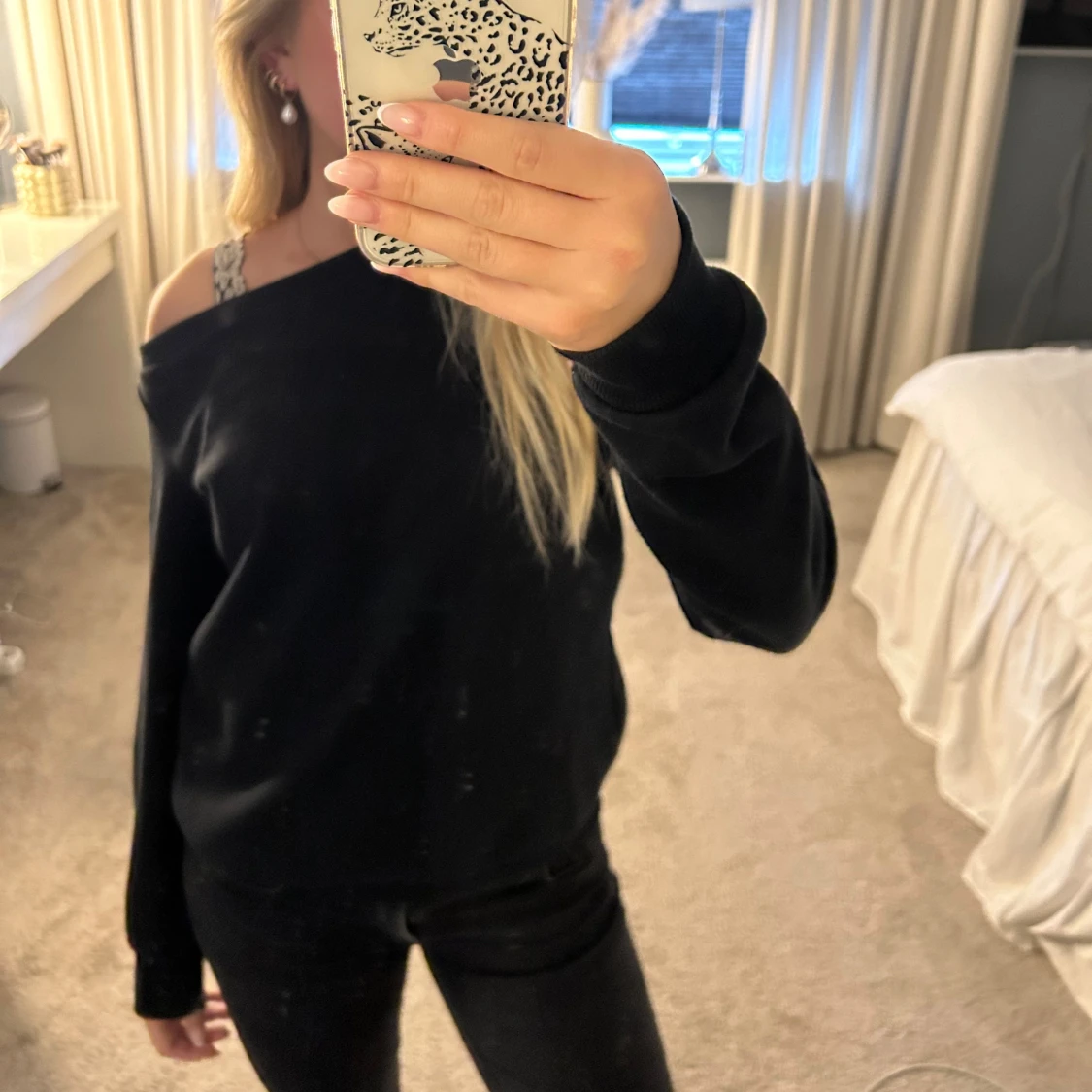 One shoulder sweatshirt  - 90