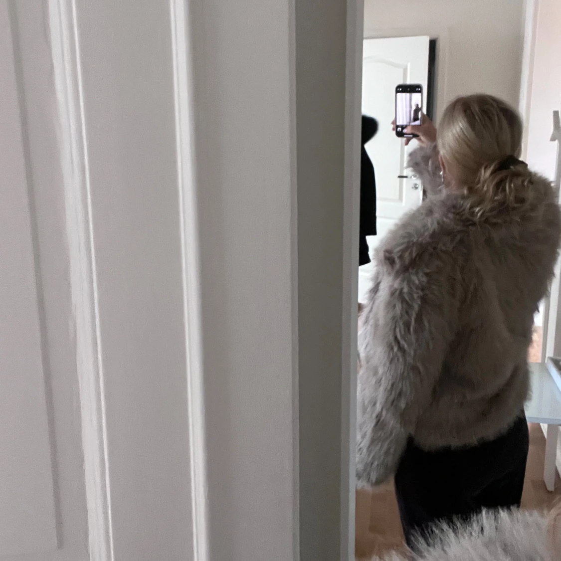 Snygg pälsjacka - 91